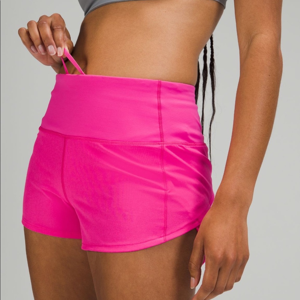 Lululemon Speed Up High Rise Short 2.5” Sonic Pink